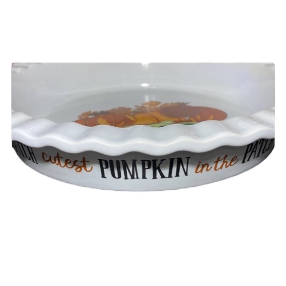 Disney Star Wars Grogu Baby Yoda 8" PUMPKIN Pie Plate NEW - Picture 2 of 5